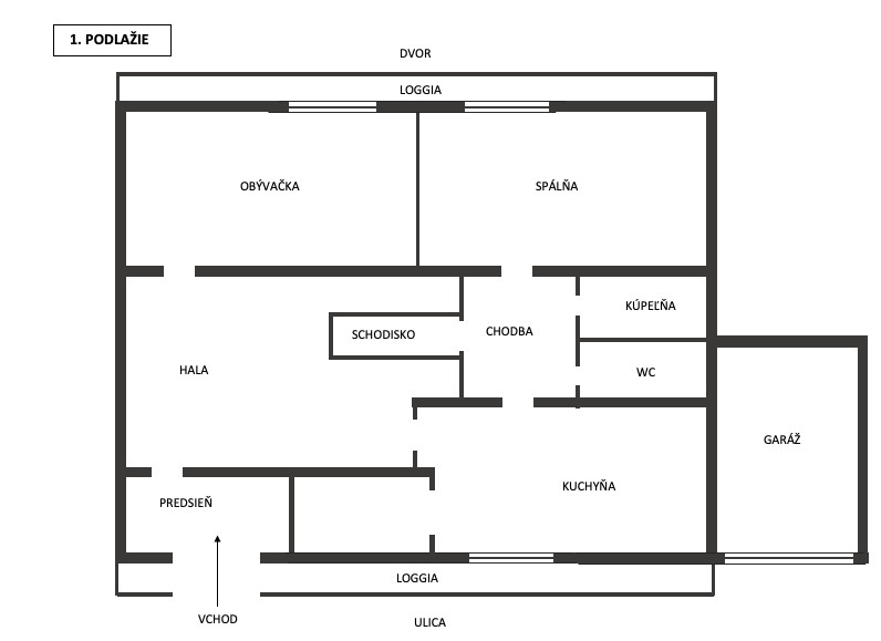 Priestranný 3-podlažný rodinný dom, pozemok 3544 m2