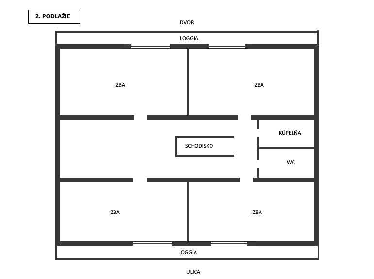Priestranný 3-podlažný rodinný dom, pozemok 3544 m2