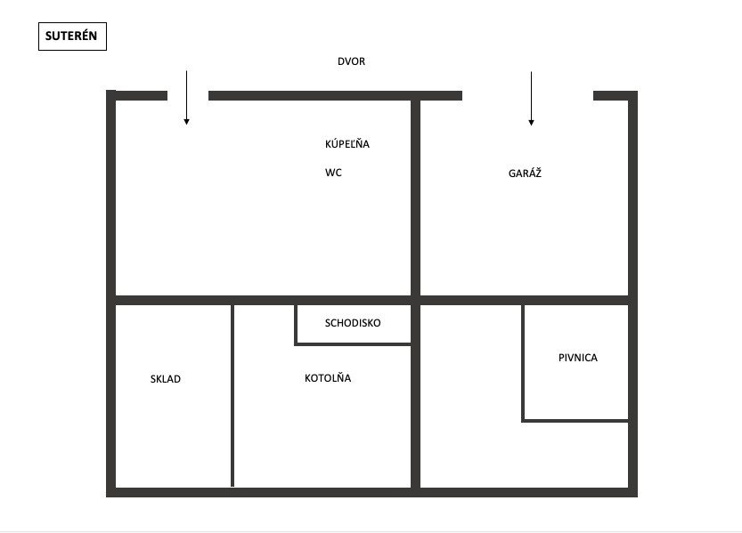 Priestranný 3-podlažný rodinný dom, pozemok 3544 m2