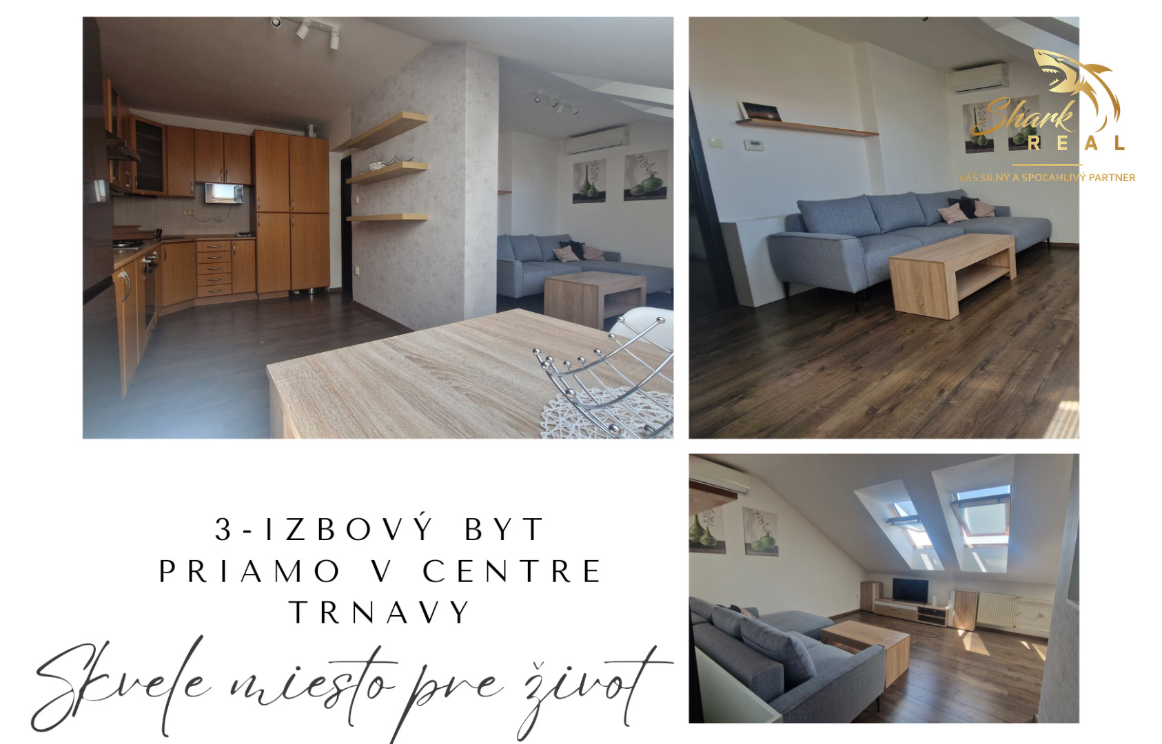 ***Zariadený 3-izbový byt priamo v CENTRE Trnavy***