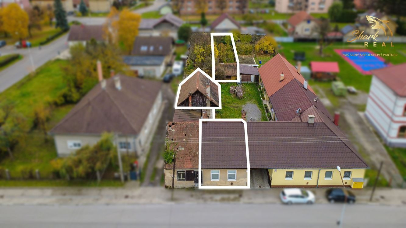 Nová cena! Rodinný dom v centre Žarnovice – ideálny aj na podnikateľské účely