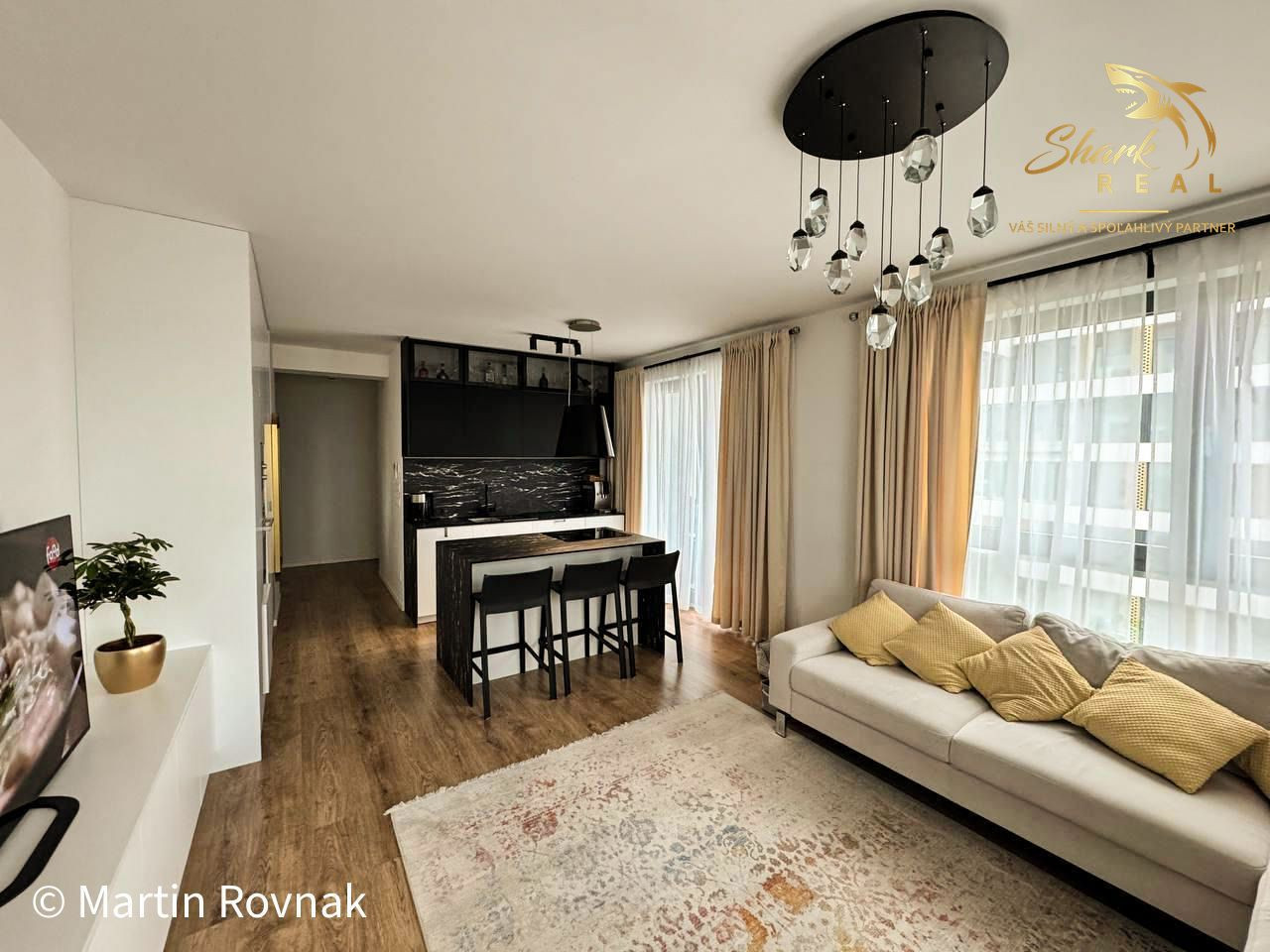 Štýlové bývanie bez kompromisov – zariadený 3i byt v novostavbe Einpark