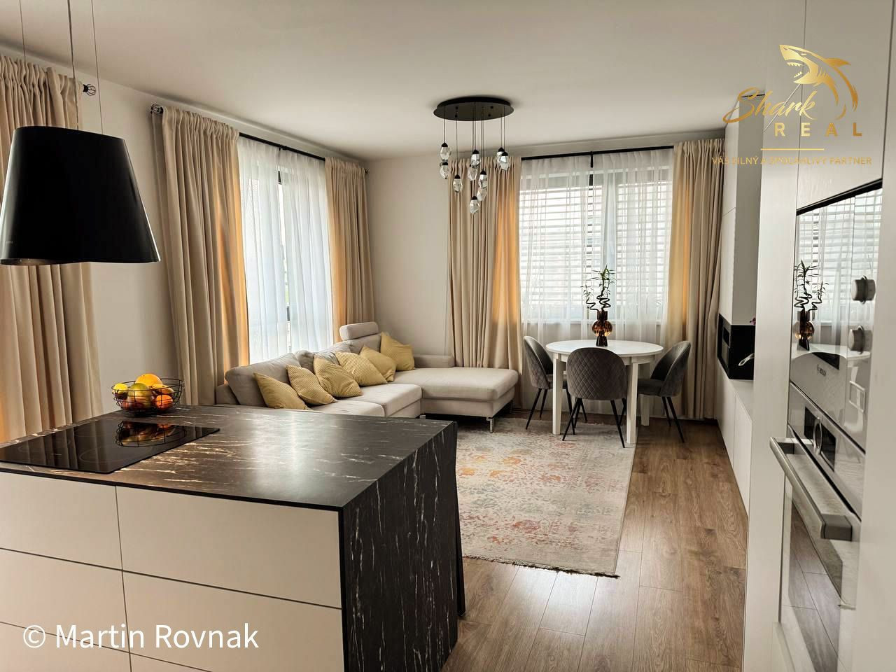 Štýlové bývanie bez kompromisov – zariadený 3i byt v novostavbe Einpark