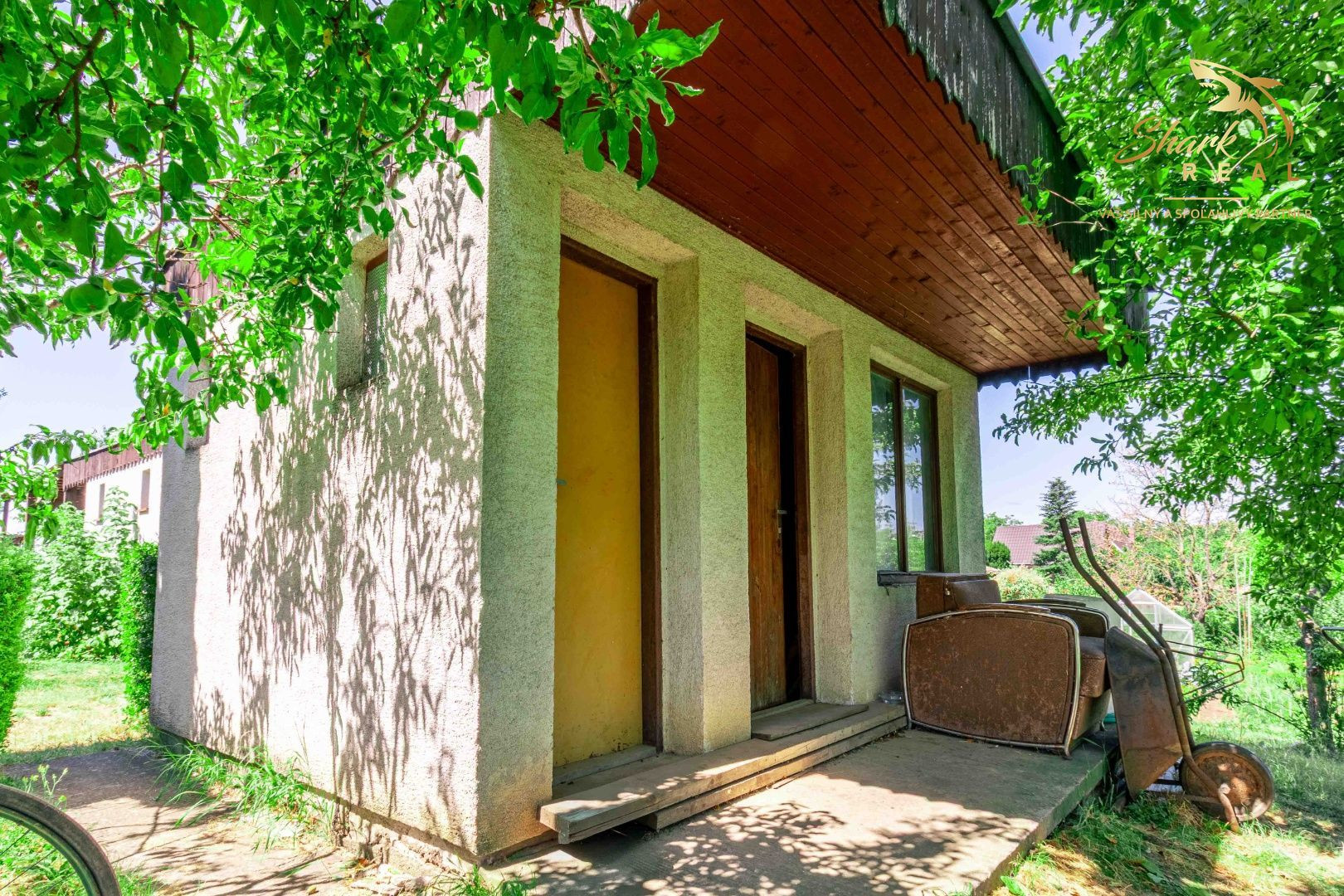 ZNÍŽENÁ CENA - EXKLUZÍVNE: Záhrada s murovanou chatkou – Špačince, Dolný mlyn – len 5 minút od Trnavy!