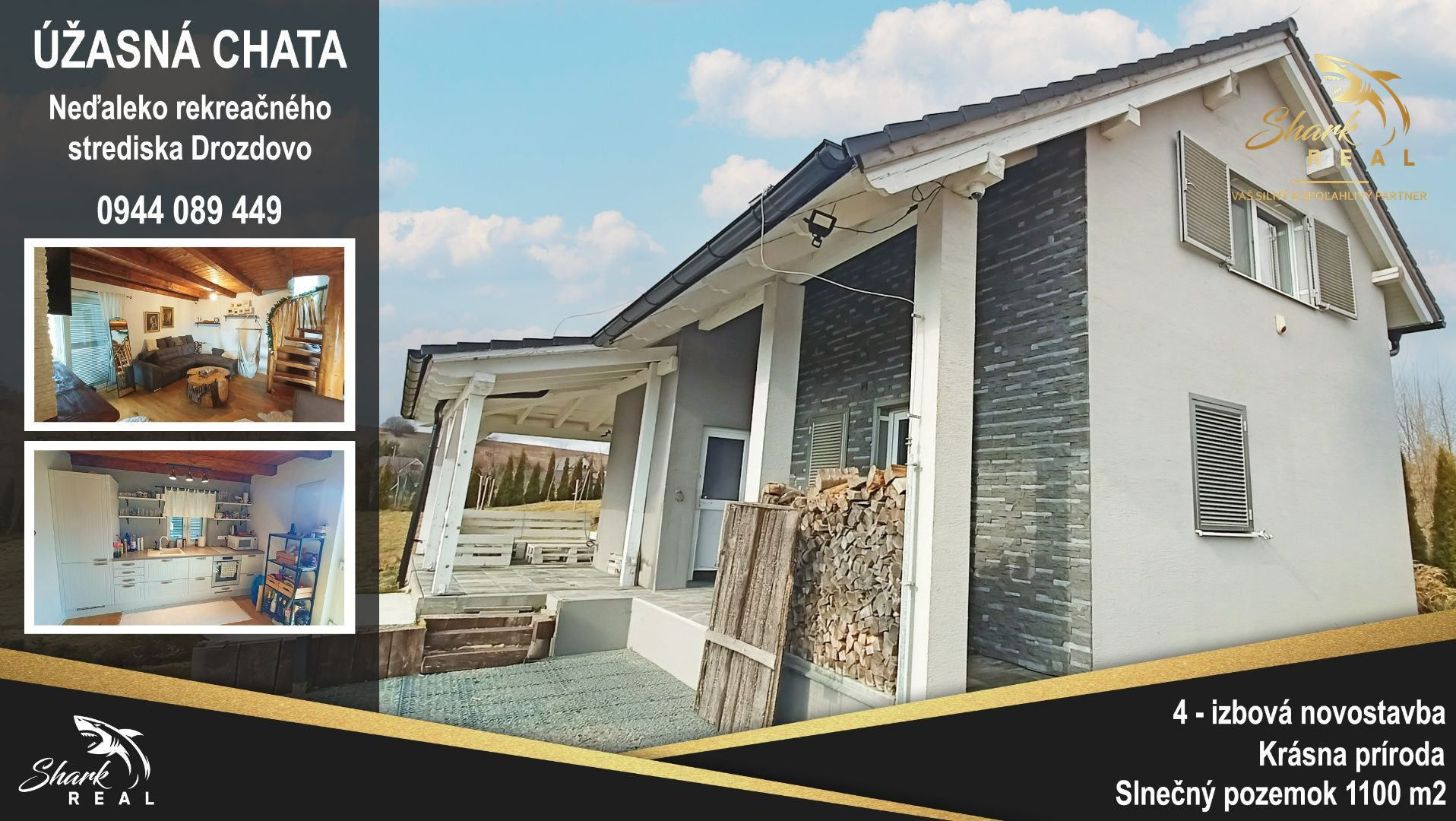 REZERVOVANÉ! Krásna novostavba neďaleko rekreačného strediska Drozdovo