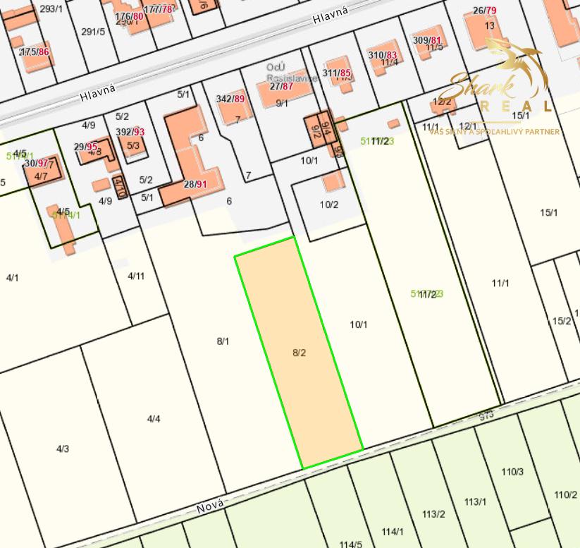 TOP PONUKA! Stavebný pozemok Rastislavice I 2884 m2