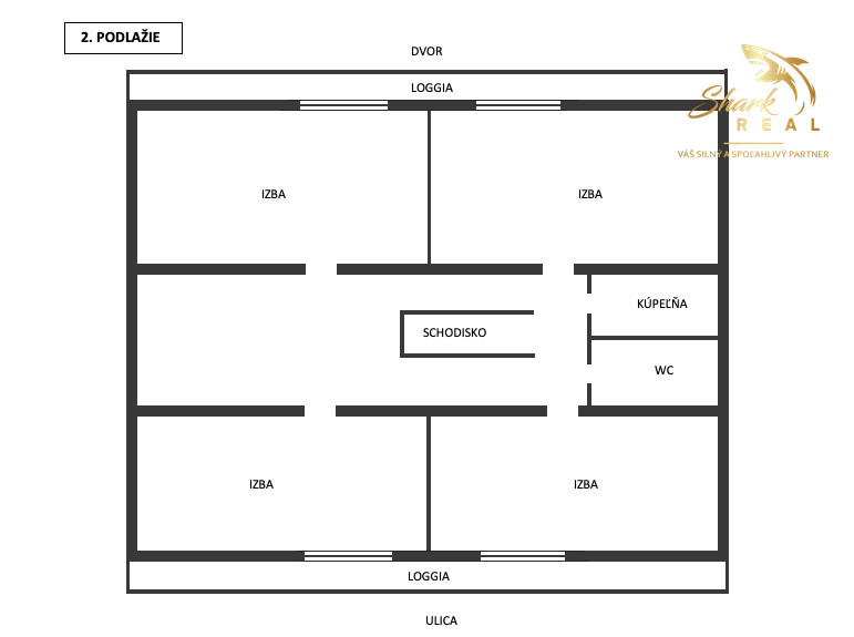 Priestranný 3-podlažný rodinný dom, pozemok 3544 m2