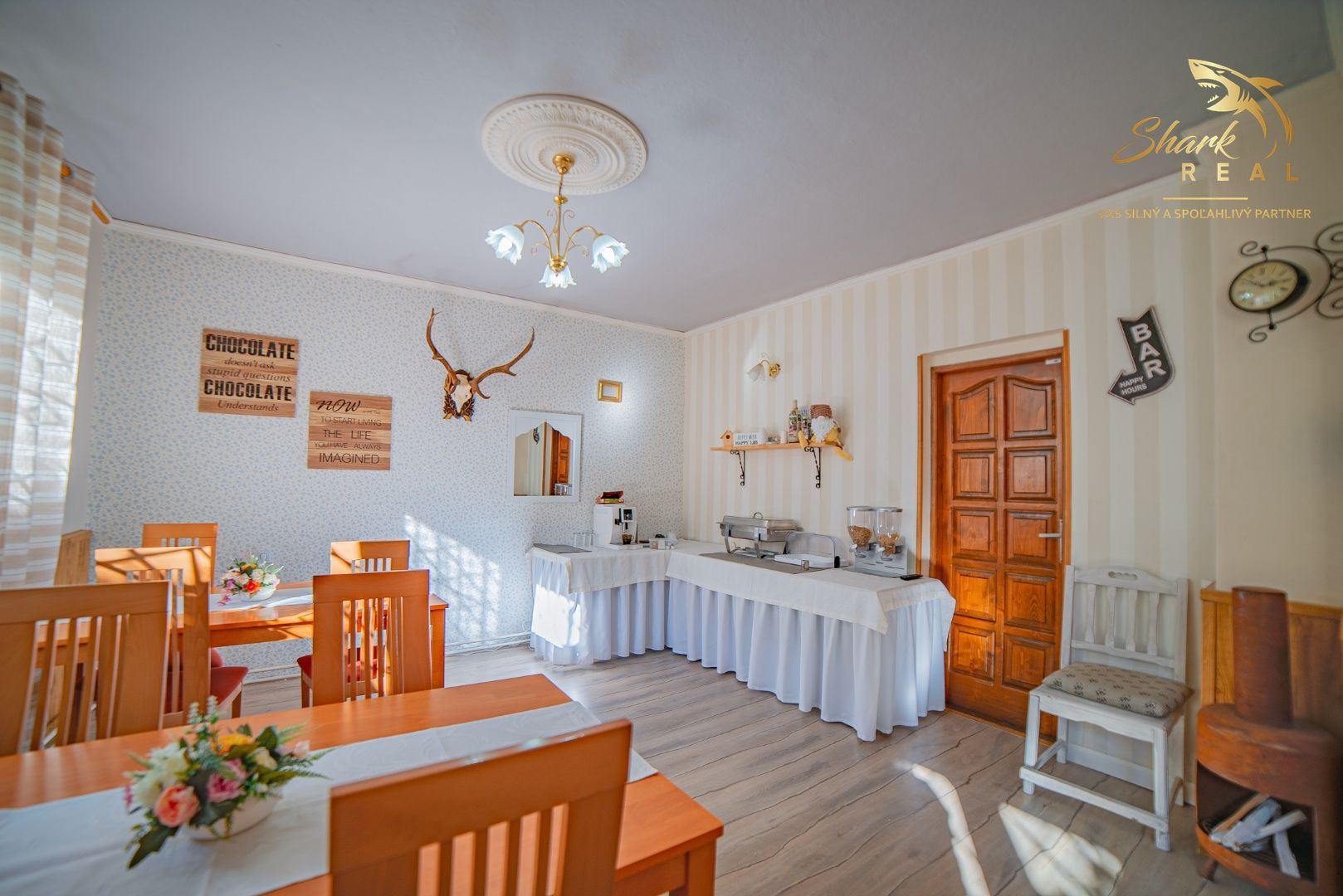 Na prenájom očarujúci penzión Dahlia s vynikajúcimi recenziami, reštauráciou, welness a ihriskom