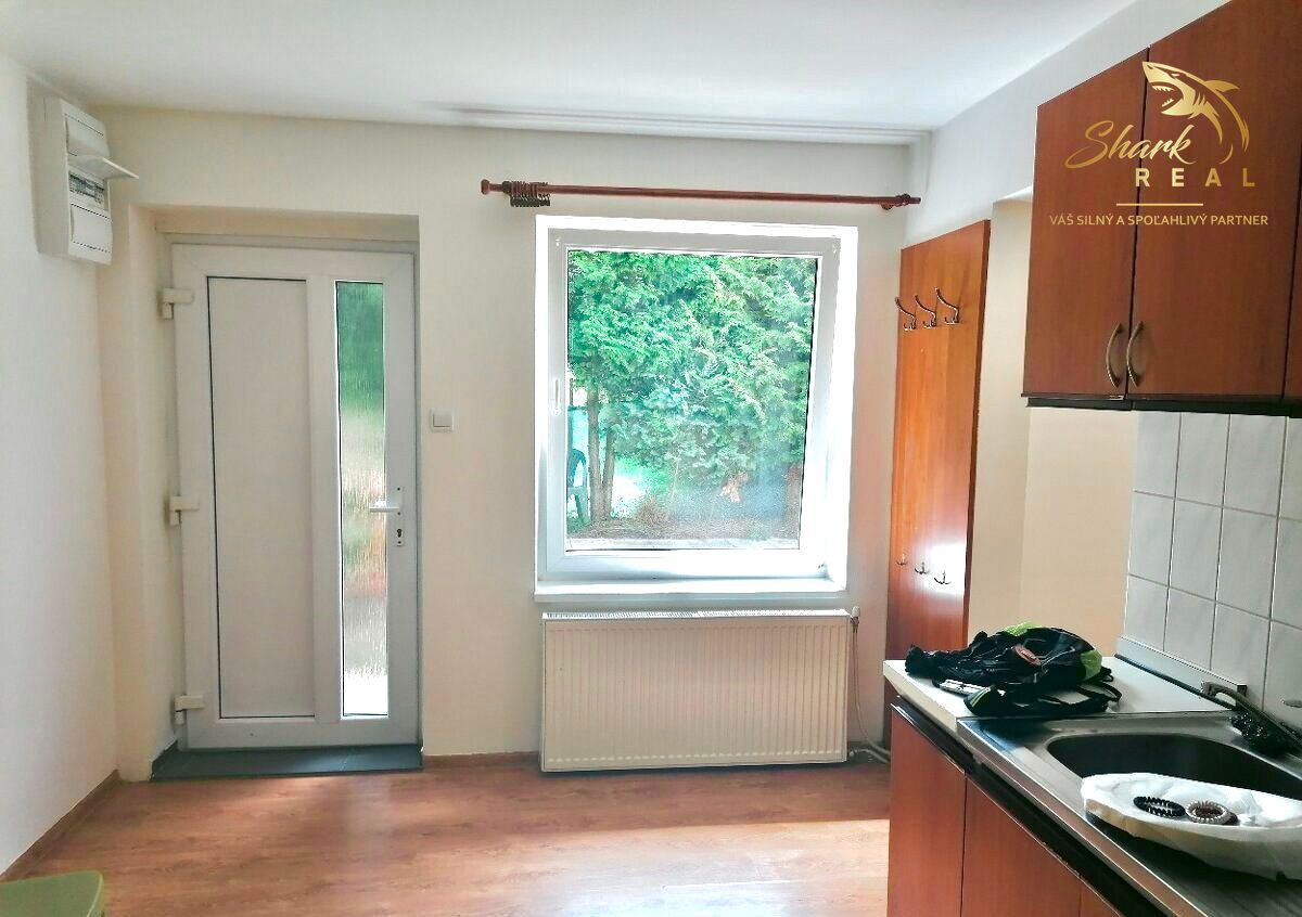 Na prenájom 1-izbový byt s krbom a súkromným dvorom pri Trenčíne