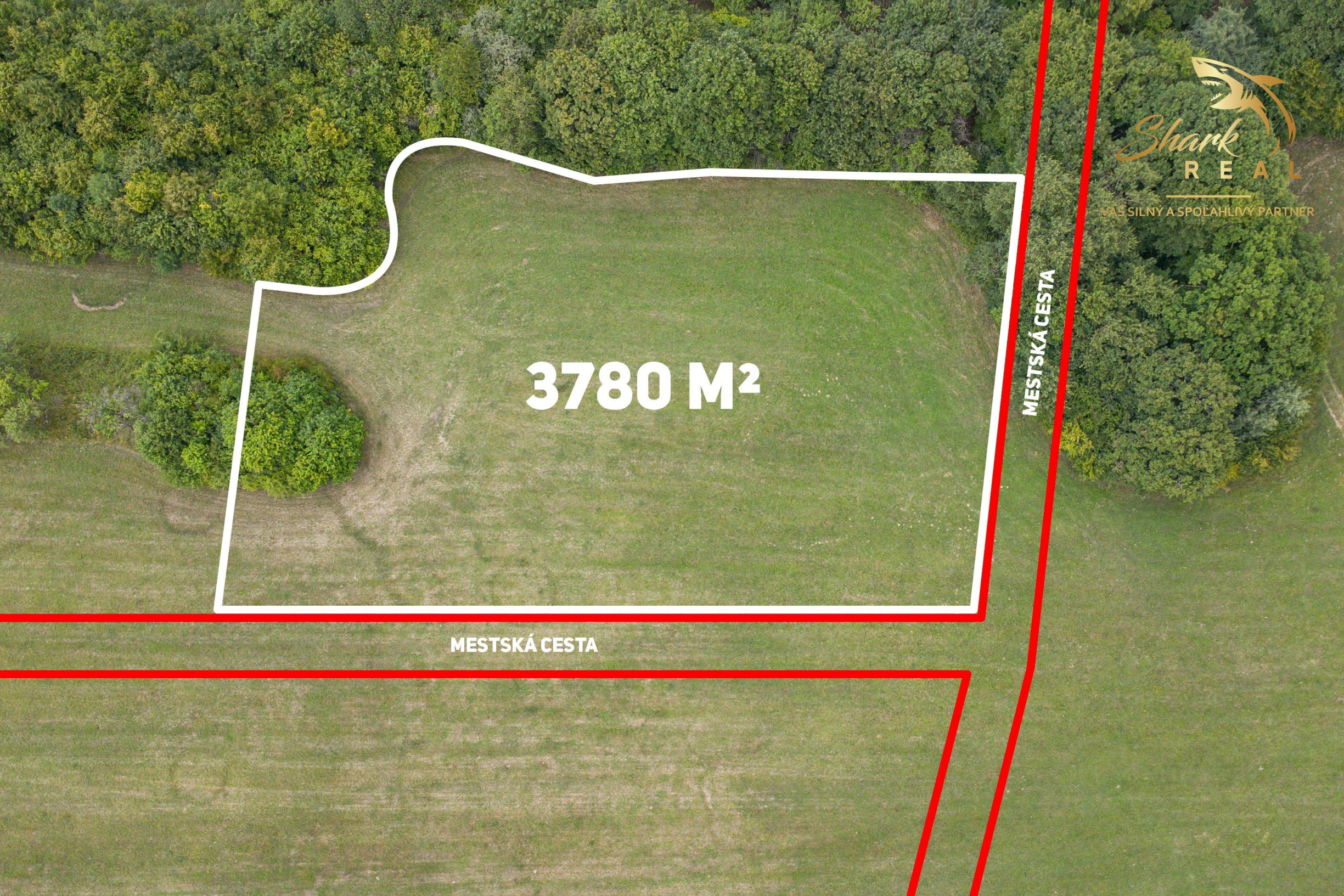 Únik do prírody len pár minút od Trenčína - pozemok 3 780 m²