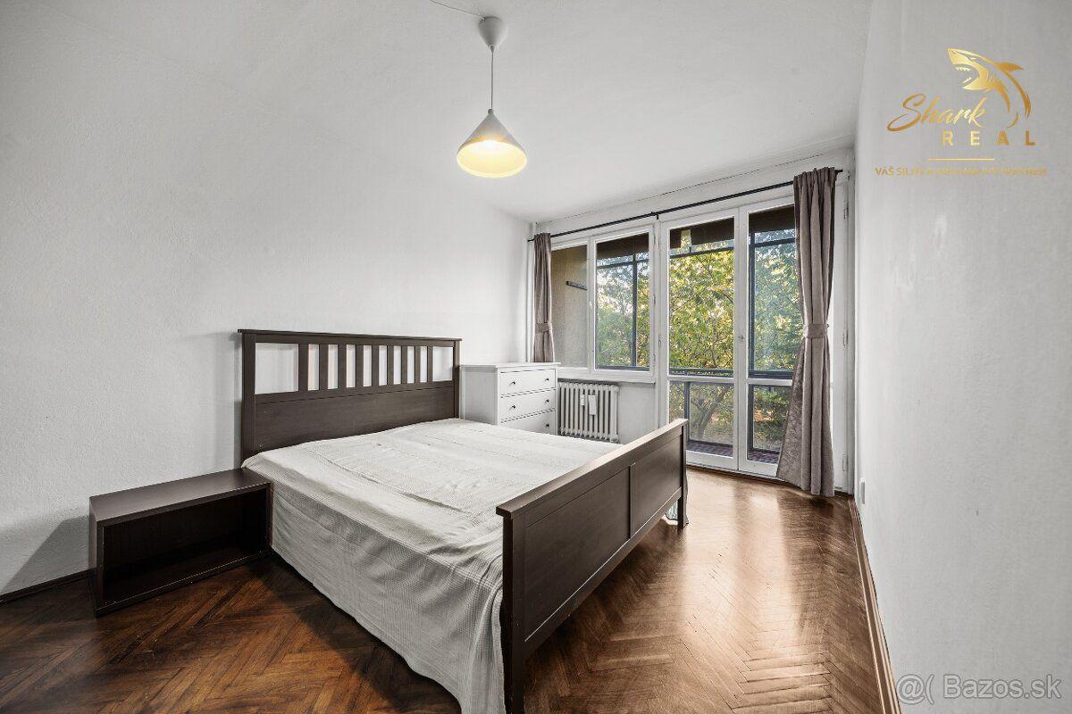 Na prenájom kompletne zariadený 2-izbový byt s balkónom a lodžiou – Komárnická, Ružinov