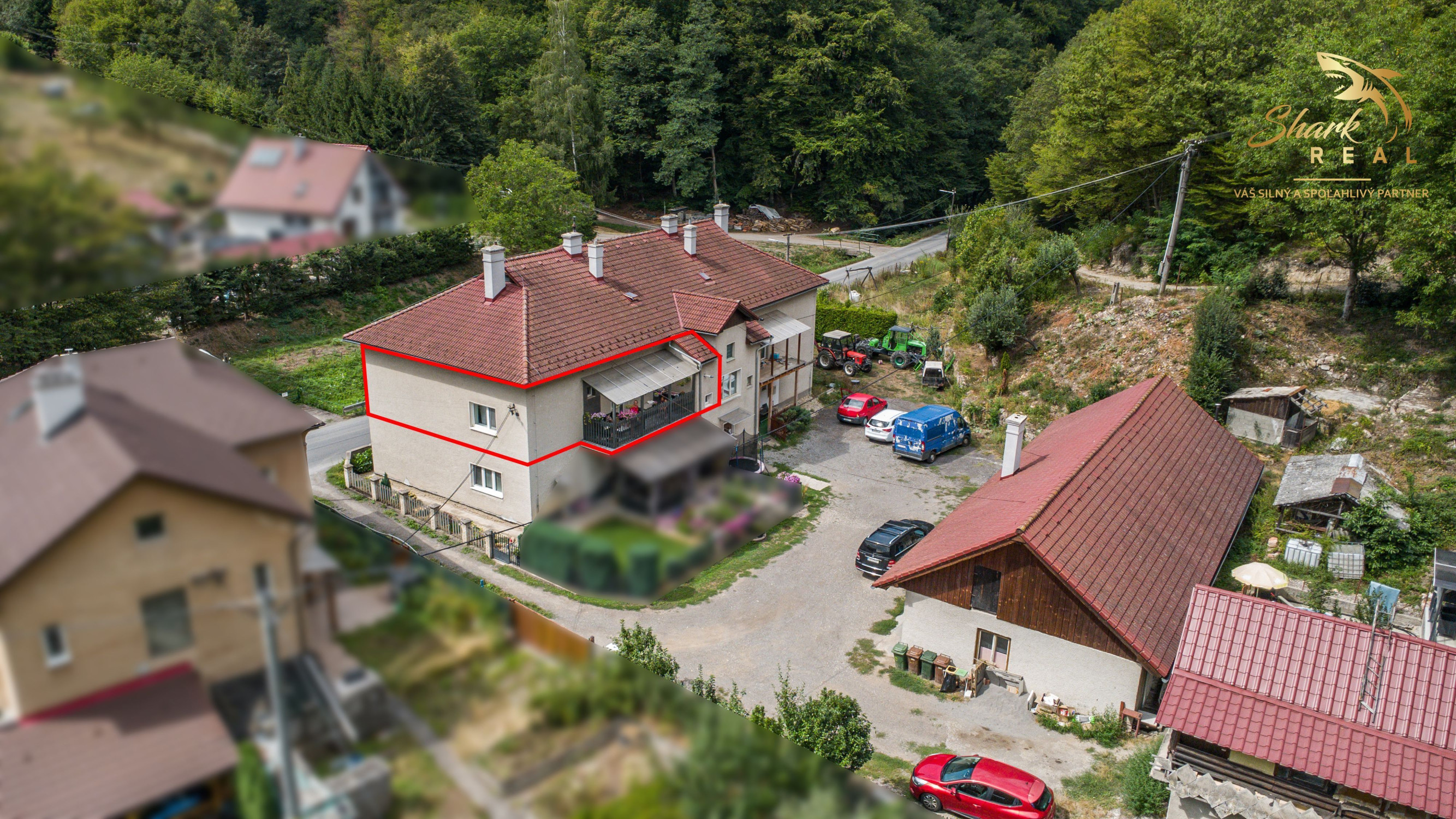 Moderný 4-izbový byt s garážou, bazénom a záhradou v lone prírody