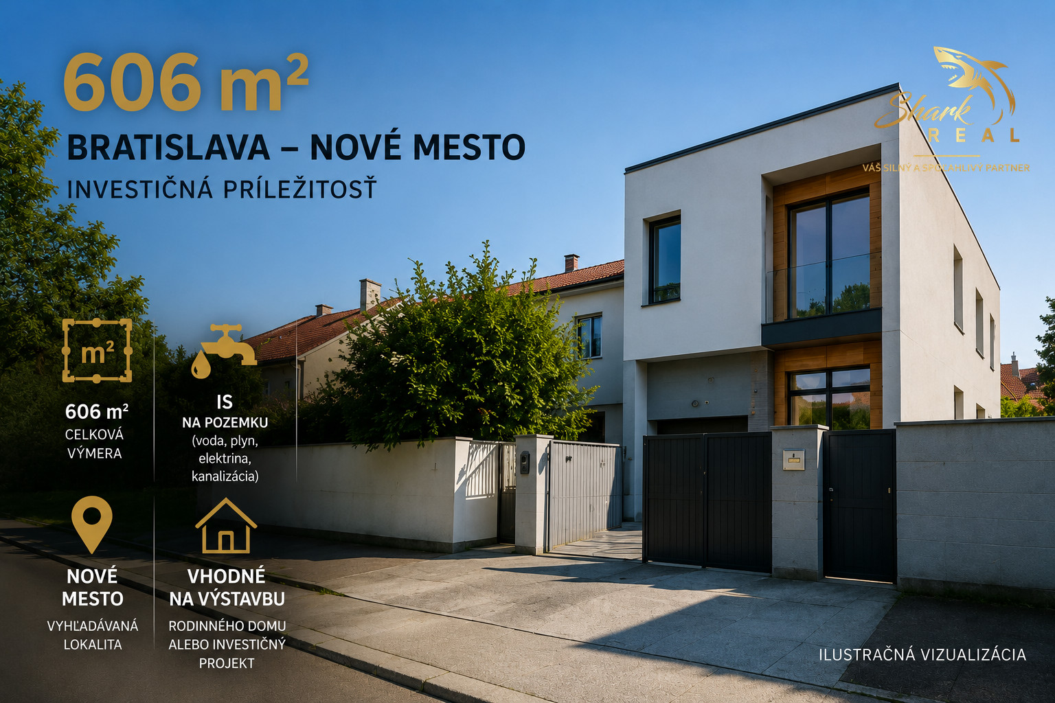 606 m² | Nové Mesto – Zátišie | investičná príležitosť