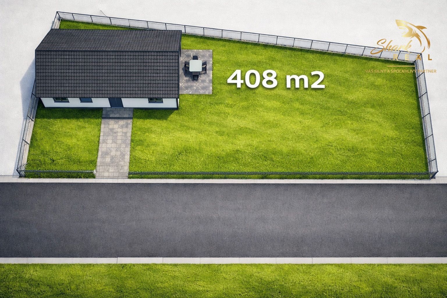 REZERVOVANÉ / Slnečný rovinatý pozemok o výmere 408 m² v meste VRBOVÉ