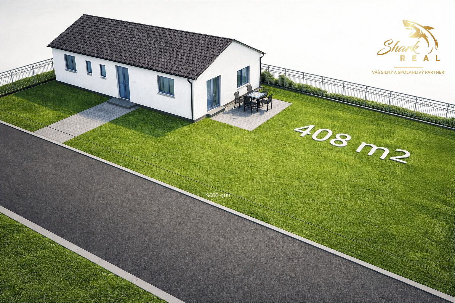 REZERVOVANÉ / Slnečný rovinatý pozemok o výmere 408 m² v meste VRBOVÉ