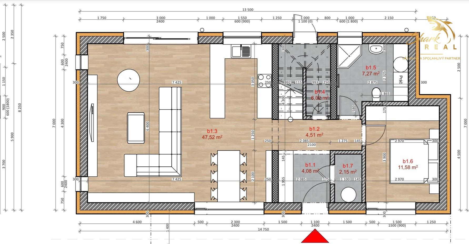 LUXUSNÁ MESTSKÁ 5-IZBOVÁ VILA SO STREŠNOU TERASOU | SENEC – KYSUCKÁ ULICA