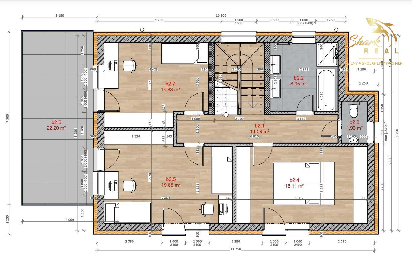 LUXUSNÁ MESTSKÁ 5-IZBOVÁ VILA SO STREŠNOU TERASOU | SENEC – KYSUCKÁ ULICA