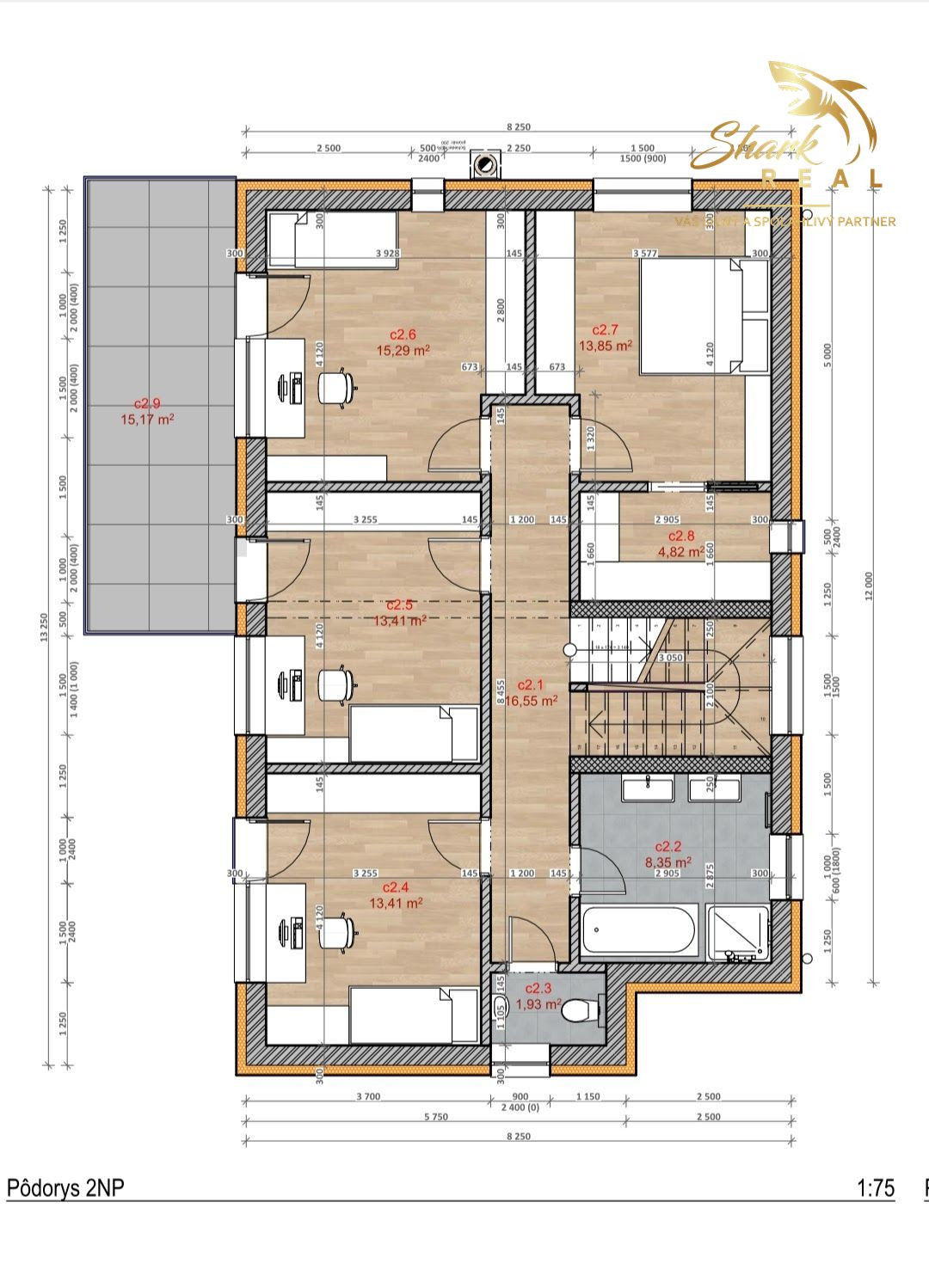 LUXUSNÁ MESTSKÁ 6-IZBOVÁ VILA SO STREŠNOU TERASOU | SENEC – KYSUCKÁ ULICA