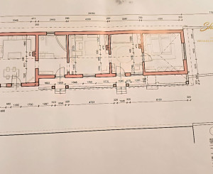 3-izbový tehlový dom s projektom a veľkým pozemkom (17,2 ára) | Veľké Ozorovce