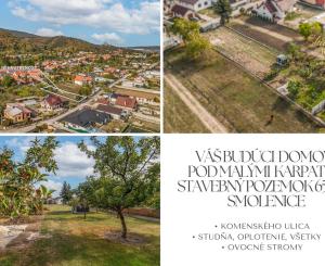 VÁŠ BUDÚCI DOMOV POD MALÝMI KARPATMI | STAVEBNÝ POZEMOK 654 m², SMOLENICE