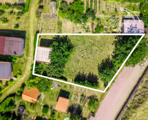 ZNÍŽENÁ CENA - EXKLUZÍVNE: Záhrada s murovanou chatkou – Špačince, Dolný mlyn – len 5 minút od Trnavy!