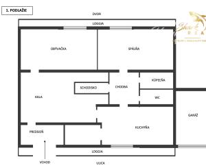 Priestranný 3-podlažný rodinný dom, pozemok 3544 m2