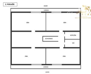 Priestranný 3-podlažný rodinný dom, pozemok 3544 m2