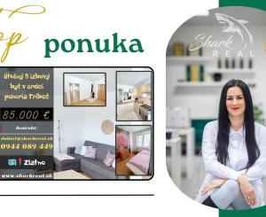 NOVÁ CENA! Útulný 3 izbový byt v srdci pohoria Tribeč