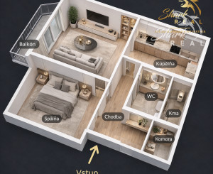 HĽADÁM    2 izbový, prípadne 2,5 izbový byt v Prešove