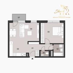 Exkluzívny 2-izbový byt | Novostavba | Ovocné sady, Ivanská cesta