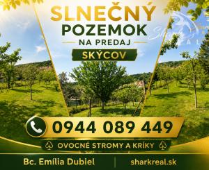 Slnečný pozemok s panoramatickým výhľadom