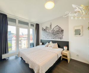Terasa s výhľadom na celé mesto, všetko na skok | 2i, 47 m² | 7. posch. | Centrum Bratislavy