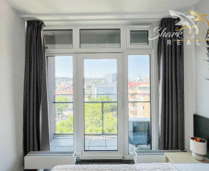 Terasa s výhľadom na celé mesto, všetko na skok | 2i, 47 m² | 7. posch. | Centrum Bratislavy