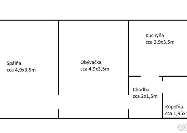 Na predaj 2-izbový byt  – Popradská ulica, Košice – Terasa
