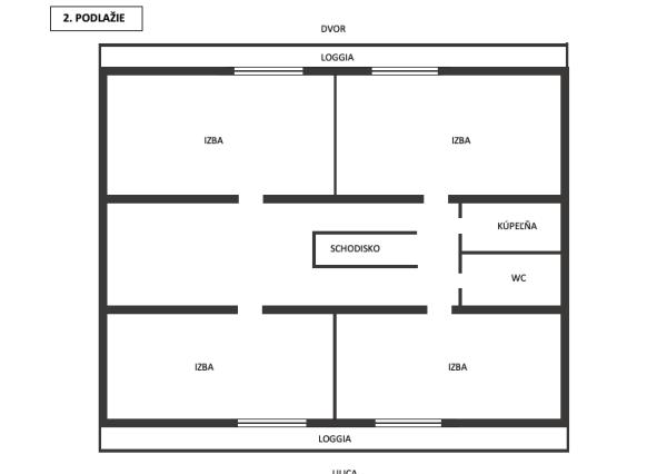 Priestranný 3-podlažný rodinný dom, pozemok 3544 m2