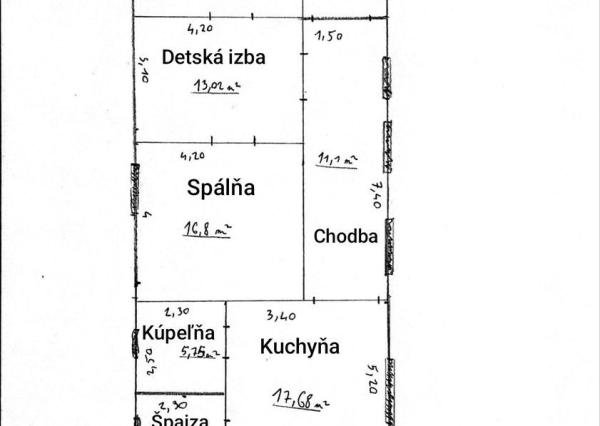 Nová cena! Vidiecky dom neďaleko Arboréta Mlyňany