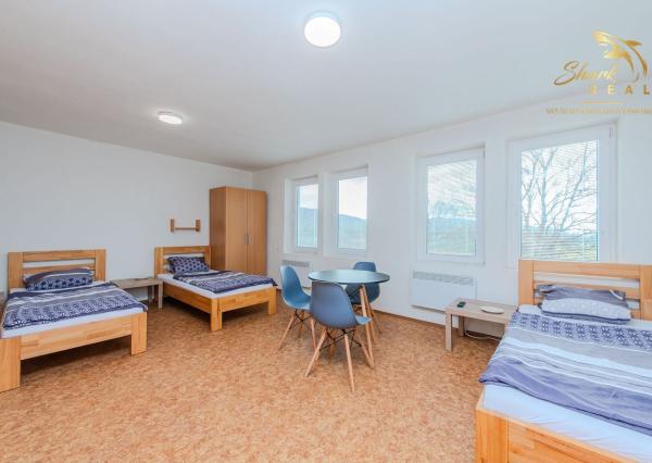  Na predaj ubytovací objekt v obci Koškovce – 26 izieb, parkovanie, garáže 