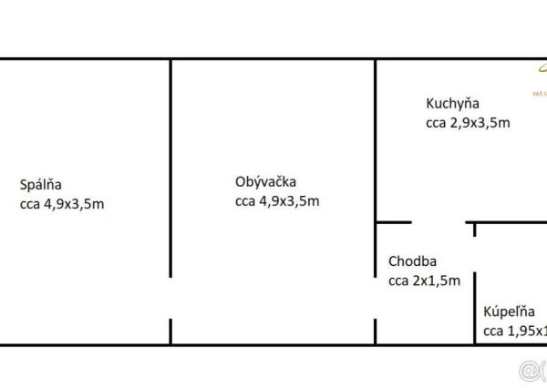 Na predaj 2-izbový byt  – Popradská ulica, Košice – Terasa