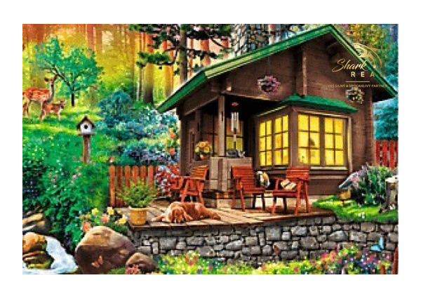 Nádherná záhrada s chatou neďaleko pohoria Tribeč