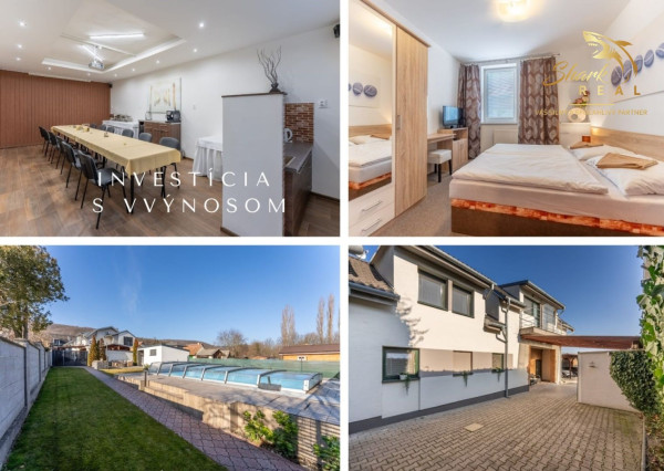 ***SKVELÁ INVESTÍCIA -  NEHNUTEĽNOSŤ  20 km od Trnavy***Podnikanie, Domov, Zabezpečený výnos***