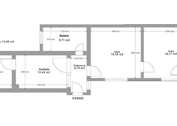 Starší domček s krásnym pozemkom