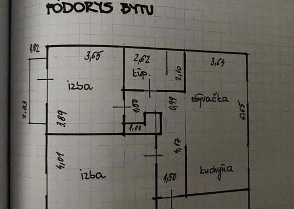 Na predaj 3 - izbový byt kompletne zariadený