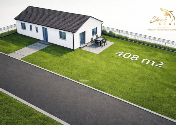 Slnečný rovinatý pozemok o výmere 408 m² v meste VRBOVÉ