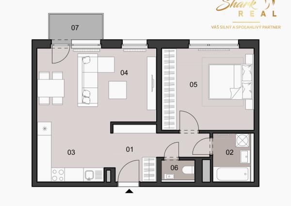 Exkluzívny 2-izbový byt | Novostavba | Ovocné sady, Ivanská cesta
