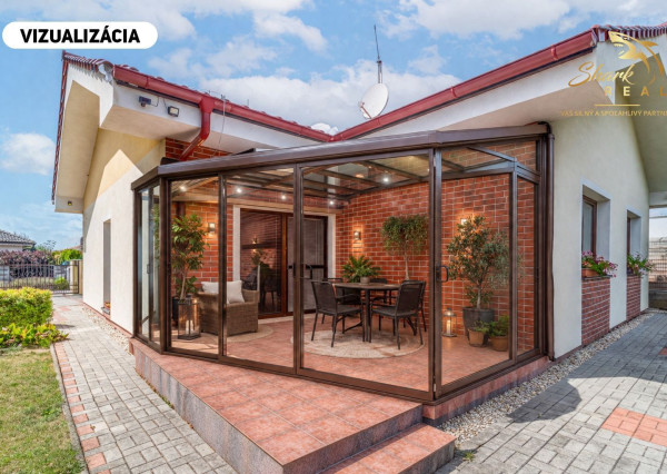Moderný 3-izbový bungalov s garážou, dielňou a krásnou záhradou – Hôrka nad Váhom