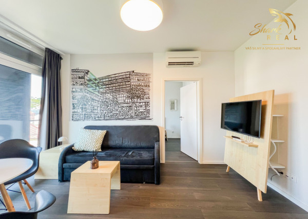 Terasa s výhľadom na celé mesto, všetko na skok | 2i, 47 m² | 7. posch. | Centrum Bratislavy