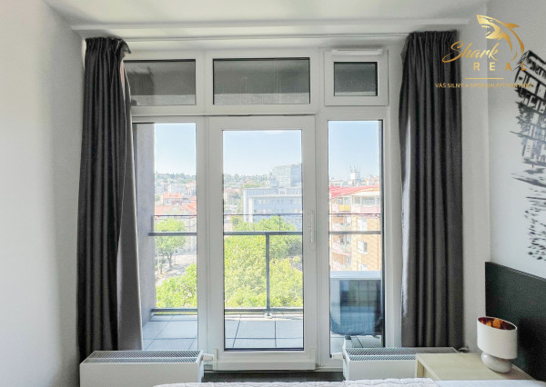 Terasa s výhľadom na celé mesto, všetko na skok | 2i, 47 m² | 7. posch. | Centrum Bratislavy