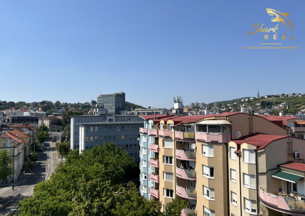 Terasa s výhľadom na celé mesto, všetko na skok | 2i, 47 m² | 7. posch. | Centrum Bratislavy