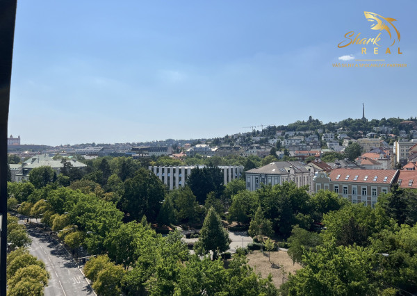 Terasa s výhľadom na celé mesto, všetko na skok | 2i, 47 m² | 7. posch. | Centrum Bratislavy