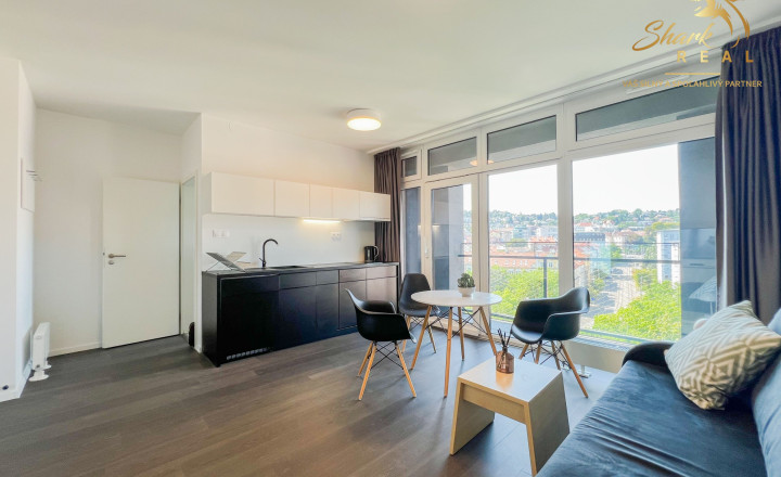 Terasa s výhľadom na celé mesto, všetko na skok | 2i, 47 m² | 7. posch. | Centrum Bratislavy - fotografia 3
